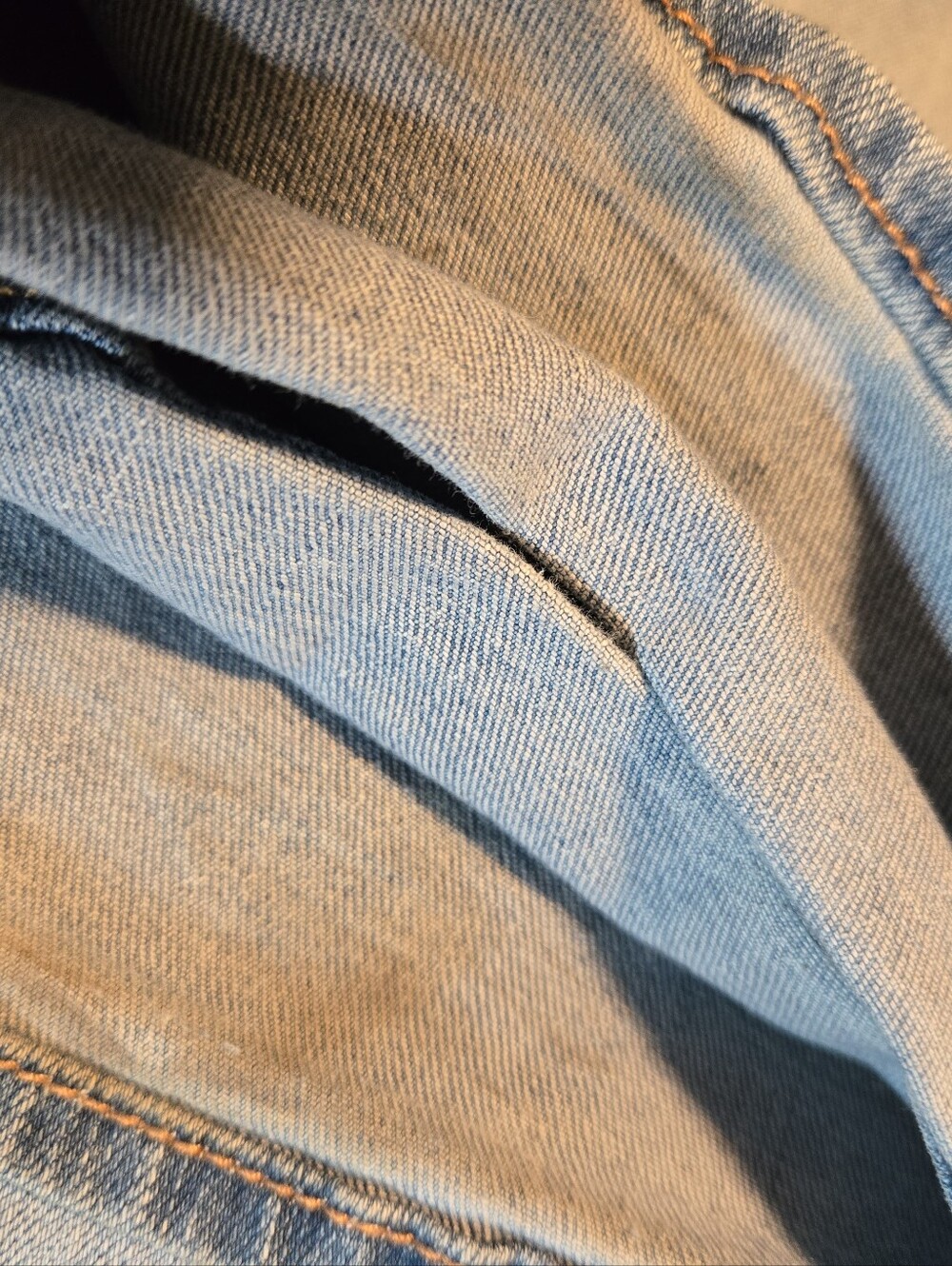 American Eagle Outfitters Light Blue Distressed Bootcut Jeans - Picture 8 of 8